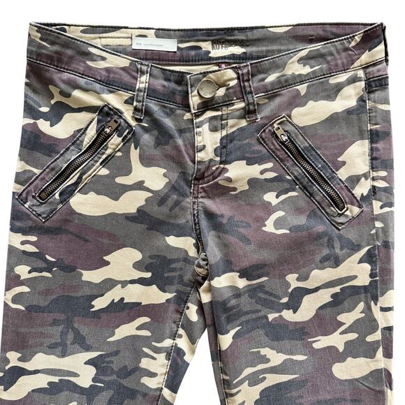 Kut from the Kloth Jeans Camo Moto Pants Womens 4 Mia Toothpick Ankle Skinny - Picture 4 of 16